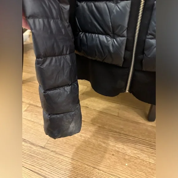 Maje Maya Quilted Down Zip Jacket, Size 2 - Picture 8 of 9